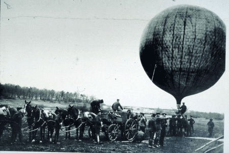 The military quickly exploits balloons as a tactical device